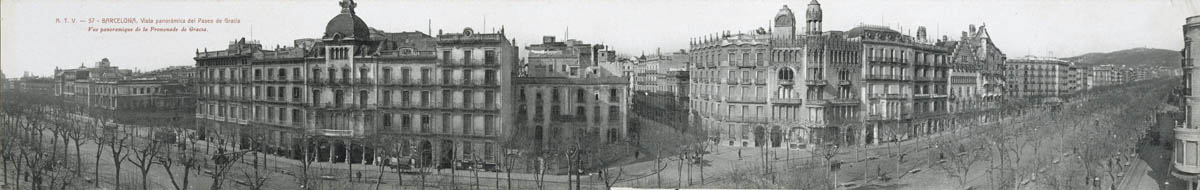 Passeig de Gracia Barcelona Historia Patrimonio modernista