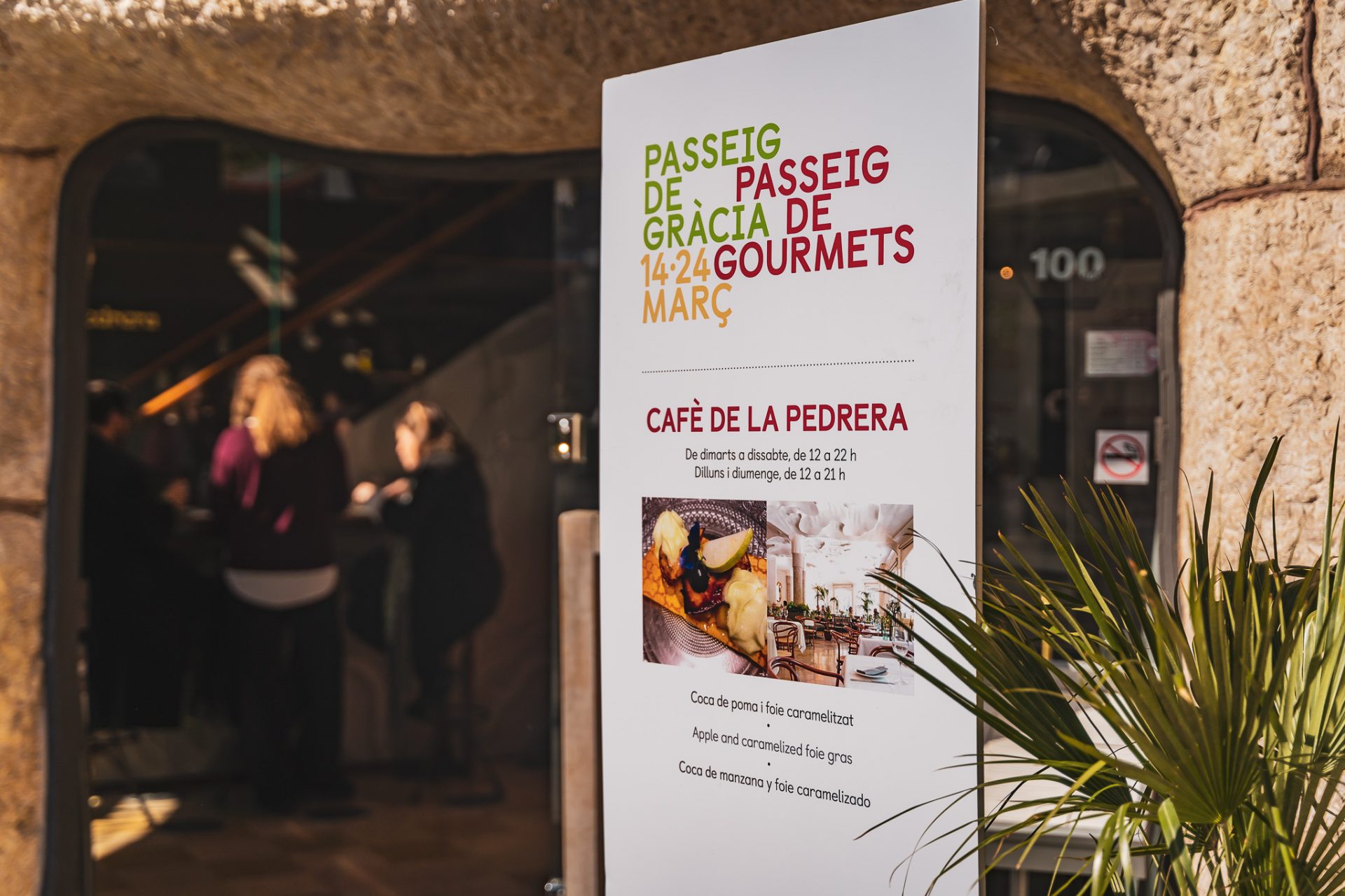 passeig de gourmets la pedrera